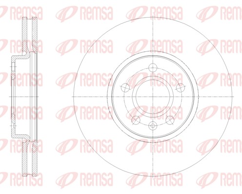 Disque de frein REMSA 62124.10