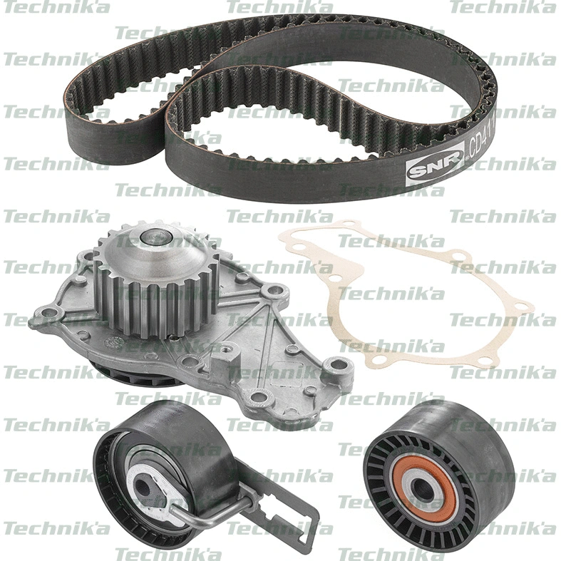Pompe à eau + kit de courroie crantée Technika KDP148