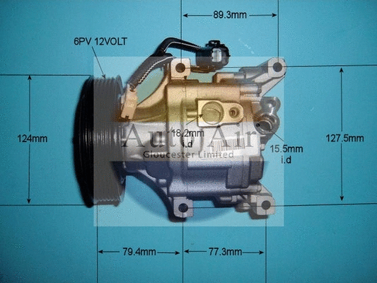 Compresseur, climatisation AUTO AIR GLOUCESTER 14-4394R
