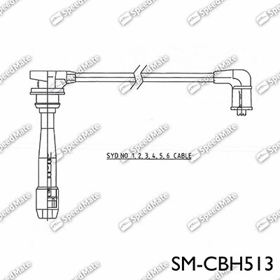 Kit de câbles d'allumage SpeedMate SM-CBH513