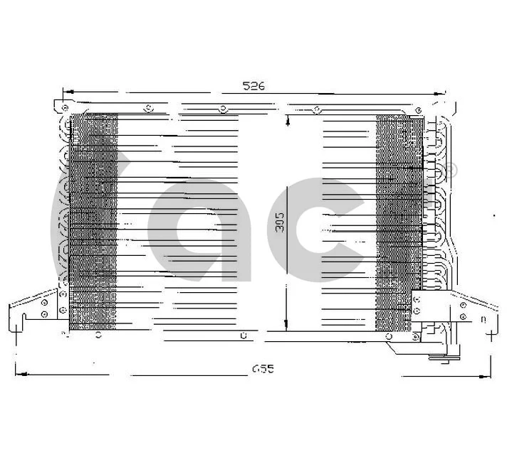 Condenseur, climatisation ACR 300307