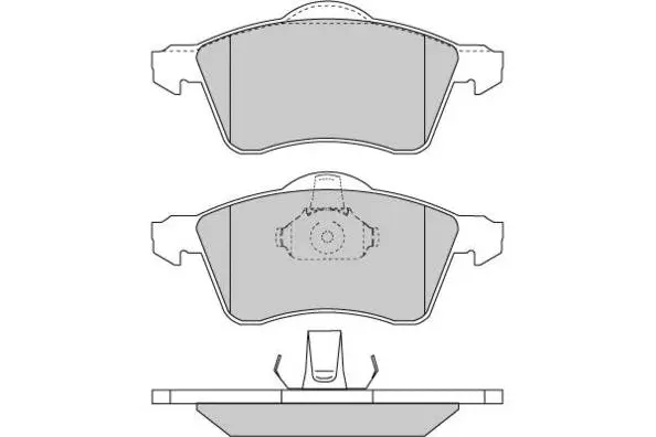 Kit de plaquettes de frein, frein à disque E.T.F. 12-0723