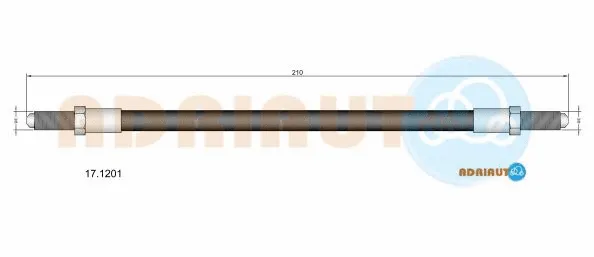 Flexible de frein ADRIAUTO 17.1201