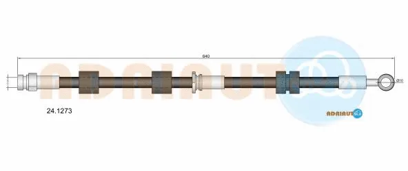 Flexible de frein ADRIAUTO 24.1273