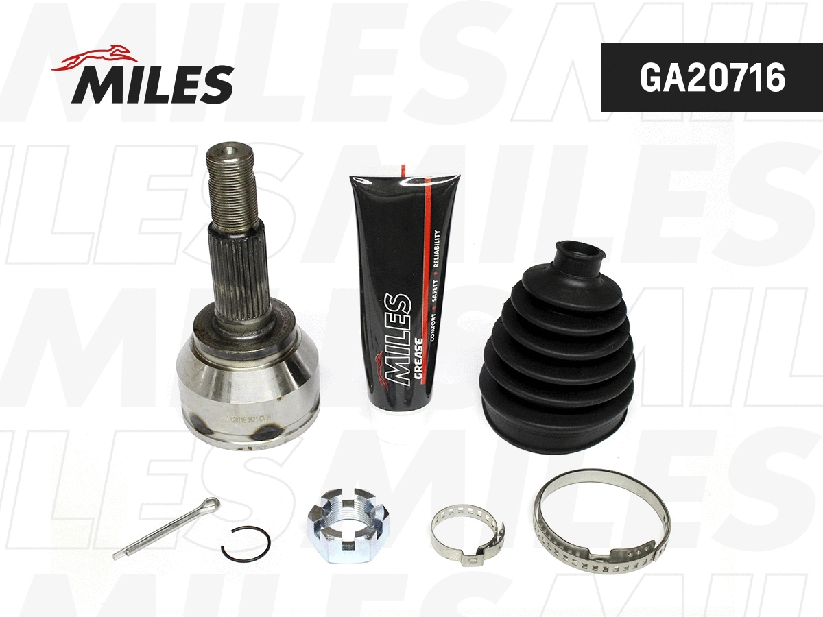 Jeu de joints, arbre de transmission MILES GA20716