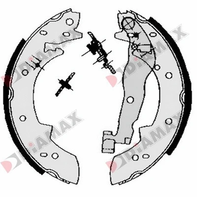 Jeu de mâchoires de frein DIAMAX N01014