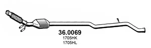 Catalyseur ASSO 36.0069