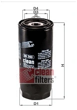 Filtre à huile CLEAN FILTERS DO 263