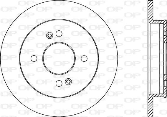 Disque de frein OPEN PARTS BDA2184.10