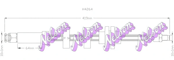 Flexible de frein KAWE H4264