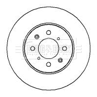 Disque de frein BORG & BECK BBD4082