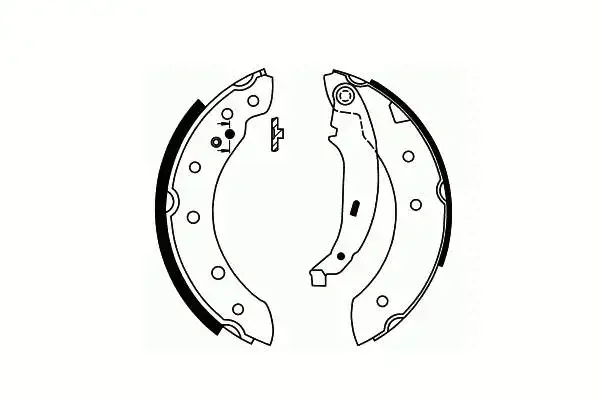 Jeu de mâchoires de frein SCT - MANNOL SS 543