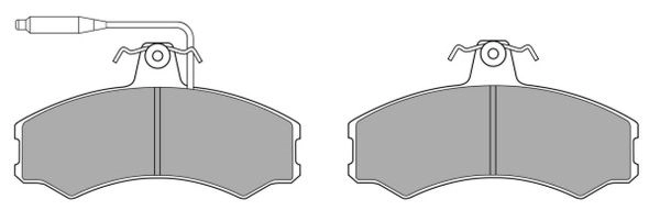 Kit de plaquettes de frein, frein à disque FREMAX FBP-0329