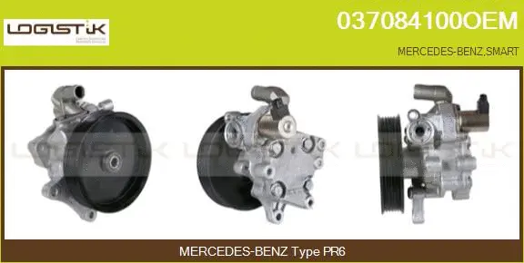Pompe hydraulique, direction LGK 037084100OEM