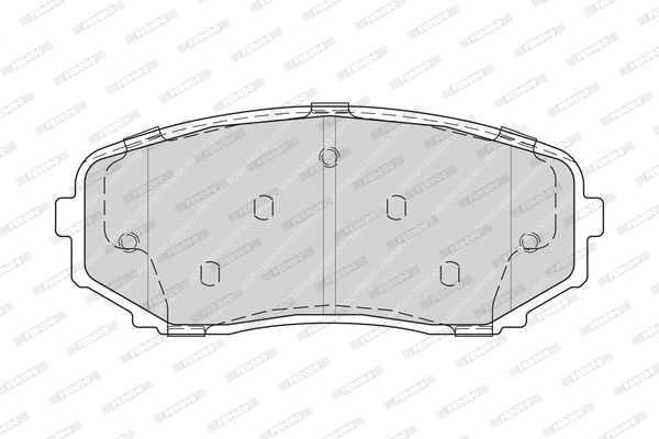 Kit de plaquettes de frein, frein à disque FERODO FDB4365
