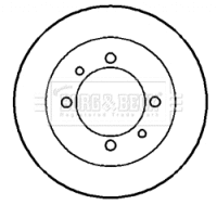 Disque de frein BORG & BECK BBD5731S