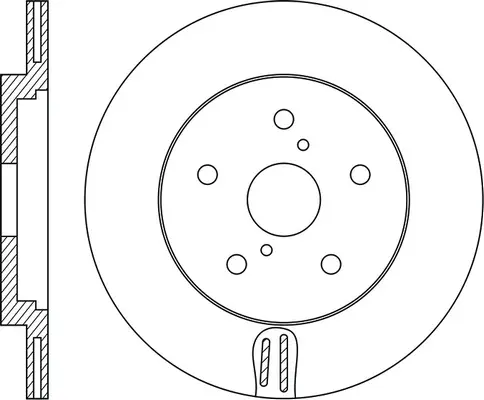 Disque de frein FIT FR1059V