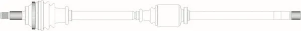 Arbre de transmission GENERAL RICAMBI RE3224