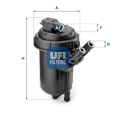 Filtre à carburant UFI 55.114.00