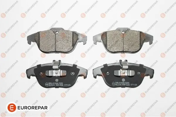 Kit de plaquettes de frein, frein à disque EUROREPAR 1623063380