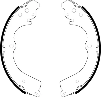 Jeu de mâchoires de frein SB BS27753