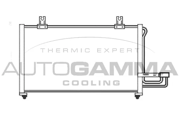 Condenseur, climatisation AUTOGAMMA 102557