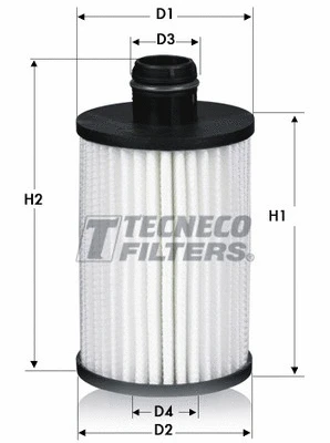 Filtre à huile TECNECO FILTERS OL011299E