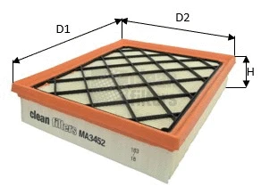 Filtre à air CLEAN FILTERS MA3452