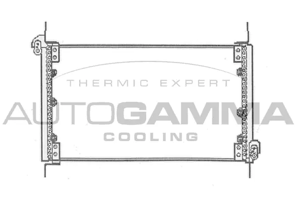 Condenseur, climatisation AUTOGAMMA 101736