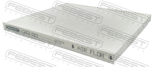 Filtre, air de l'habitacle FEBEST 1243-001