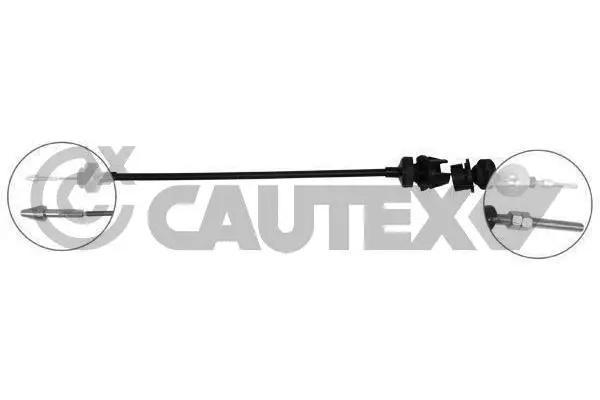 Tirette à câble, commande d'embrayage CAUTEX 036551