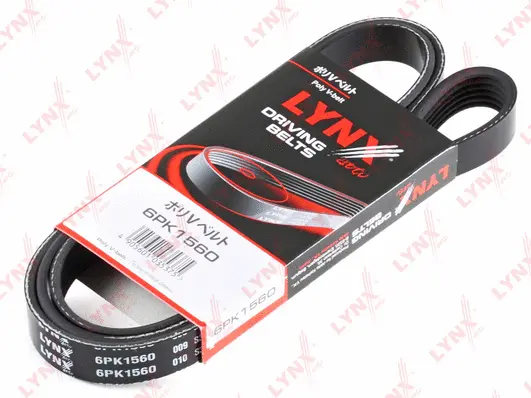 Courroie trapézoïdale à nervures LYNXAUTO 6PK1560