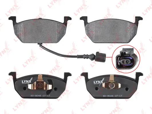 Kit de plaquettes de frein, frein à disque LYNXAUTO BD-8048