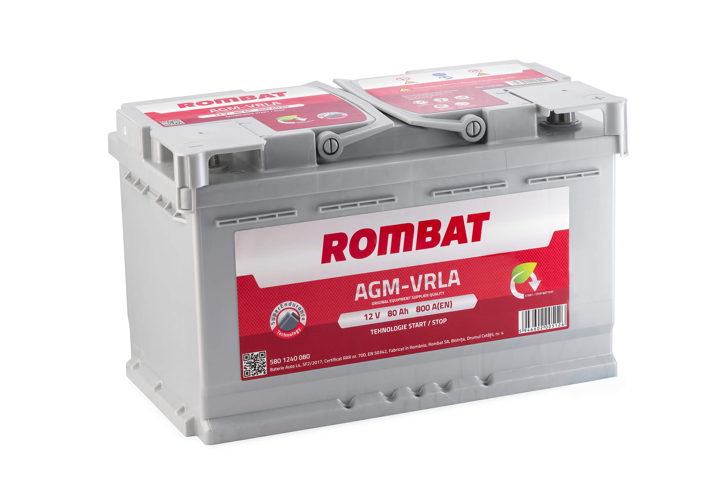 Batterie de démarrage ROMBAT 580 1240 080