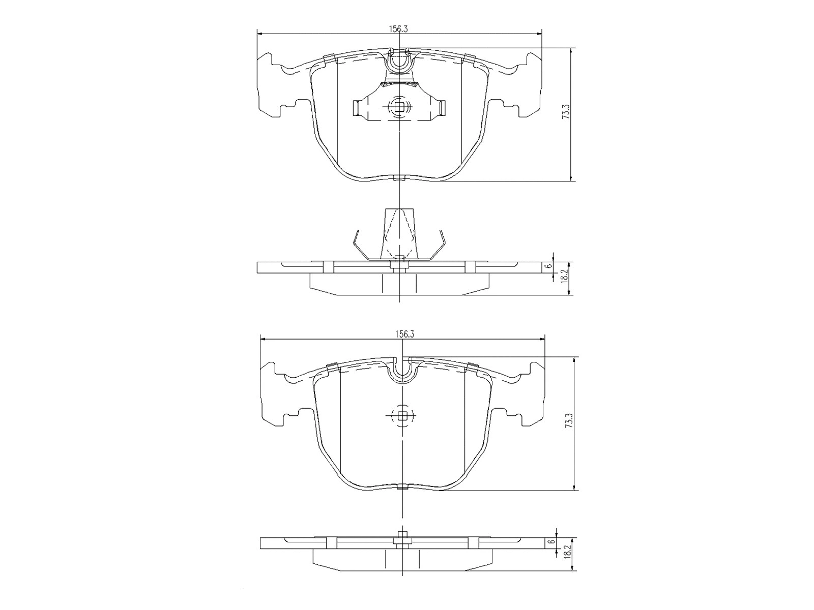 Kit de plaquettes de frein, frein à disque A.Z. Meisterteile AZMT-44-022-1435