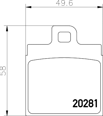 Kit de plaquettes de frein, frein à disque MINTEX MDB1090