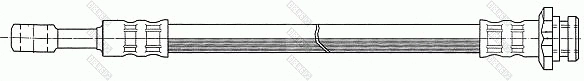 Flexible de frein GIRLING 9004366
