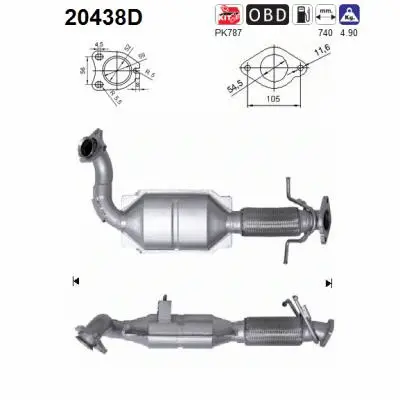 Catalyseur AS 20438D