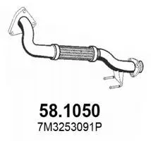 Tuyau d'échappement ASSO 58.1050
