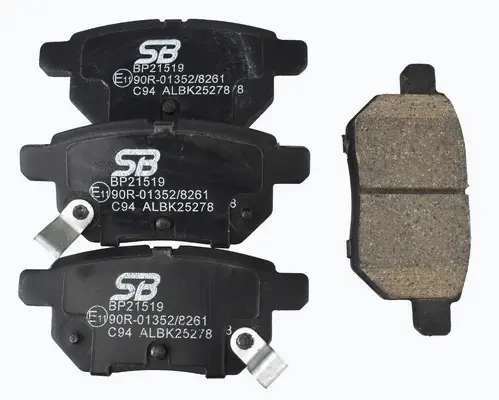 Kit de plaquettes de frein, frein à disque SB BP21519