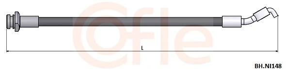 Flexible de frein COFLE 92.BH.NI148