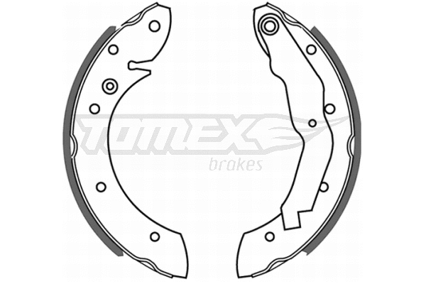 Jeu de mâchoires de frein TOMEX Brakes TX 21-33