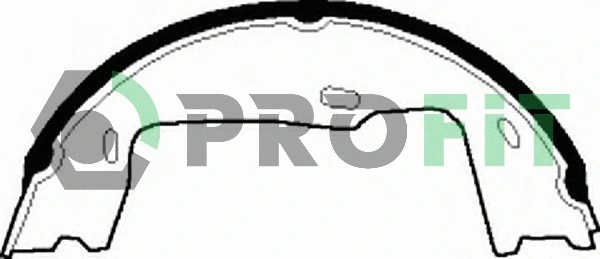 Jeu de mâchoires de frein PROFIT 5001-0227