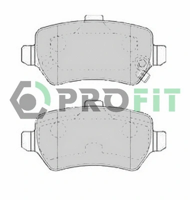 Kit de plaquettes de frein, frein à disque PROFIT 5000-1521 C
