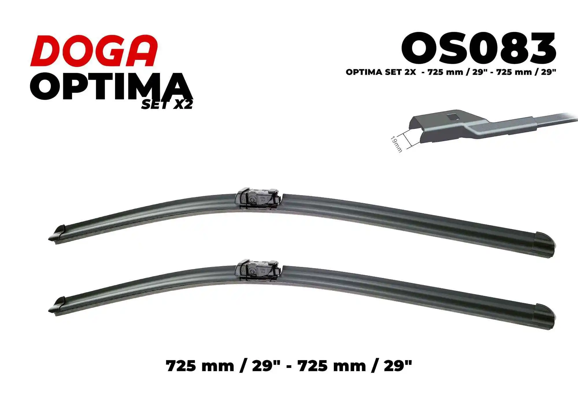 Balai d'essuie-glace DOGA OS083