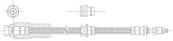Flexible de frein Technika 43398