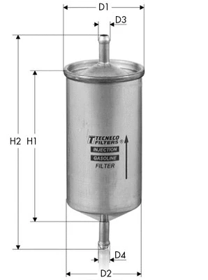 Filtre à carburant TECNECO FILTERS IN11