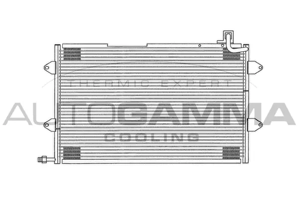 Condenseur, climatisation AUTOGAMMA 102820