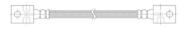Flexible de frein Technika 41644