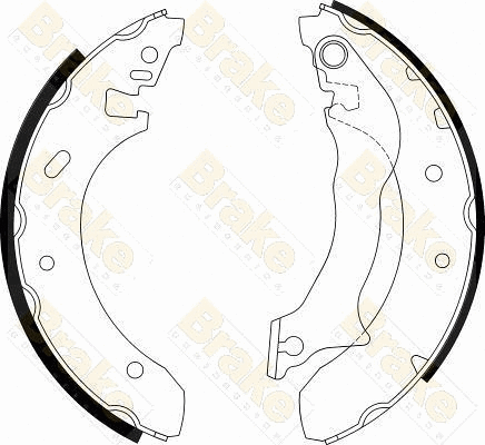Jeu de mâchoires de frein Brake ENGINEERING SH2313